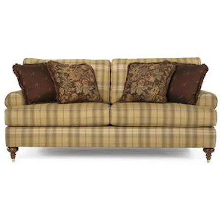 Traditional Stationary Sofa